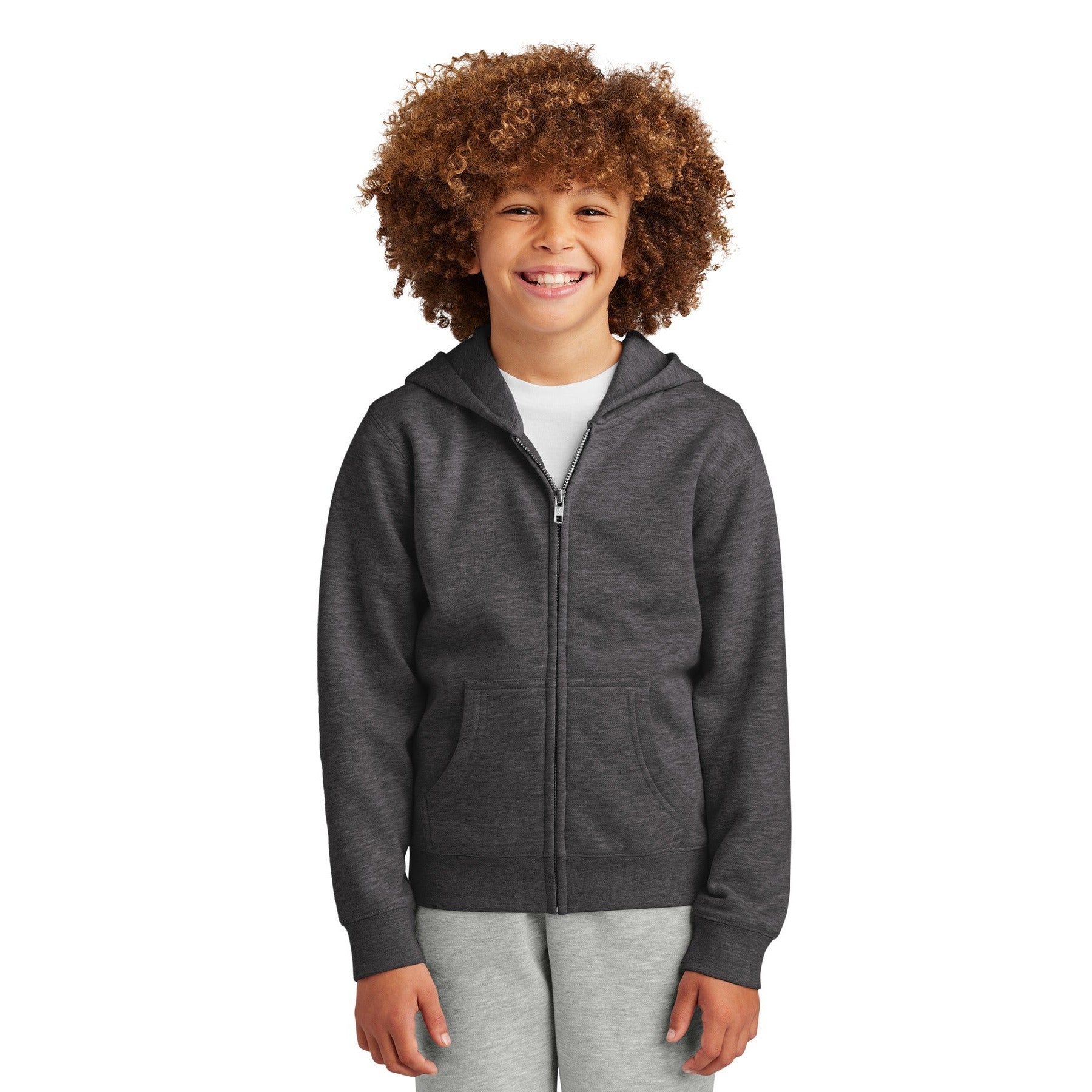 District-District® Youth V.I.T.™ Fleece Full-Zip Hoodie DT6102Y-MedTech-5